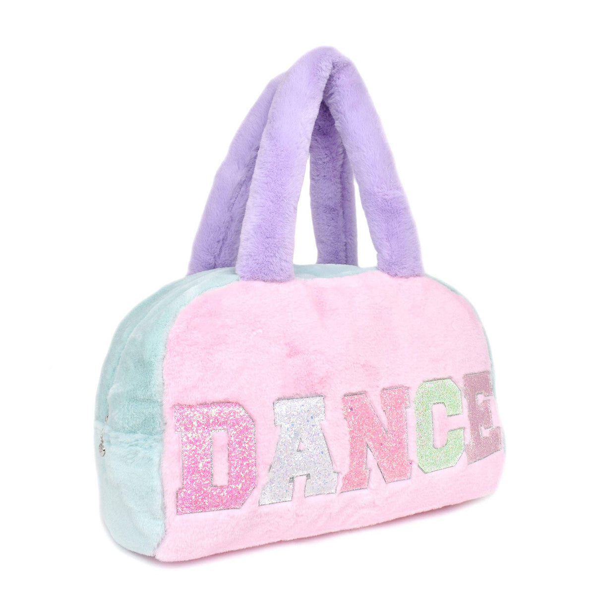 Buy OMG Accessories 'Dance' Color Blocked Plush Medium Duffle