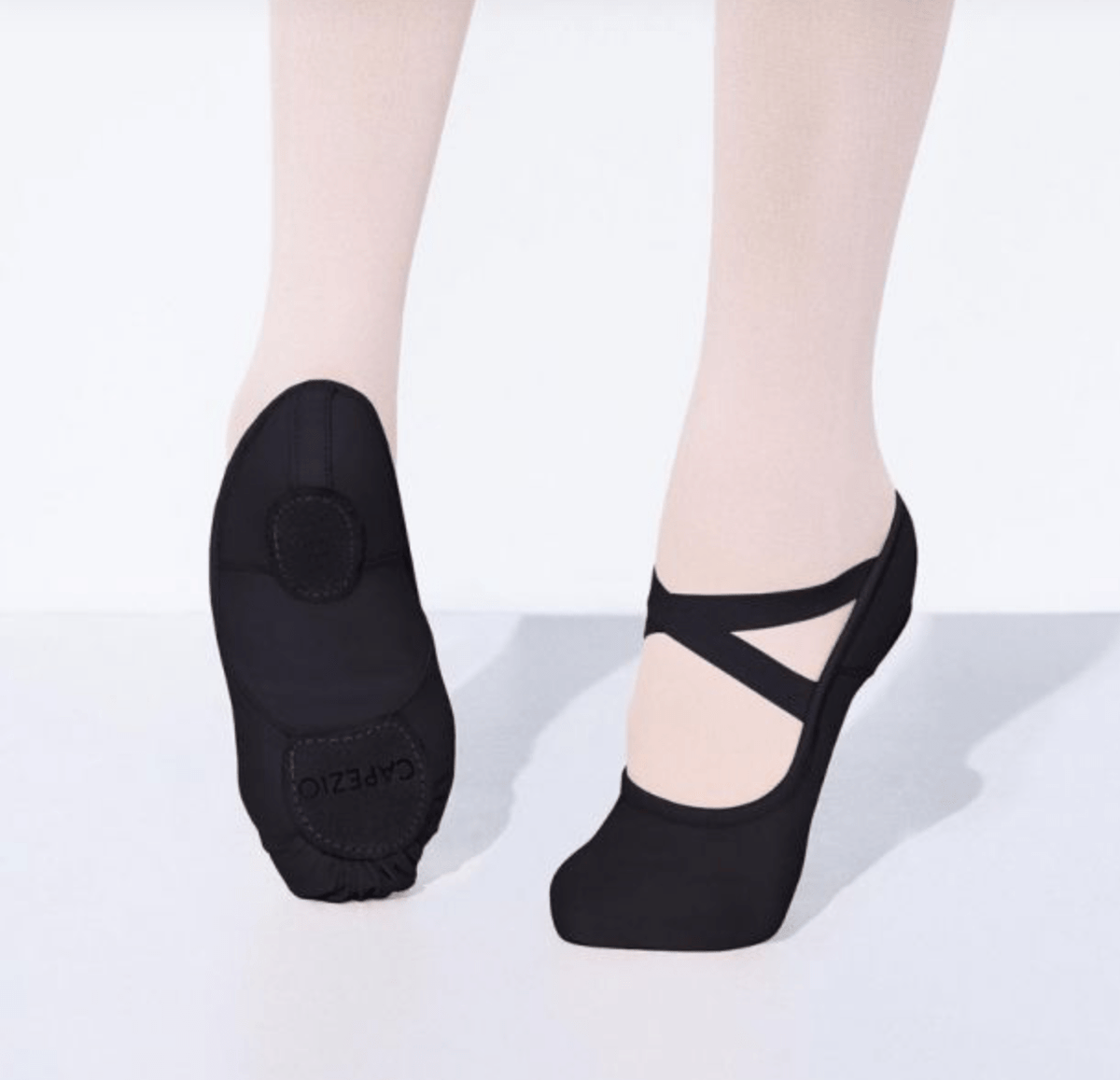 Capezio, Shoes, Capezio Black Leather Ballet Slippers New In Box Size 5