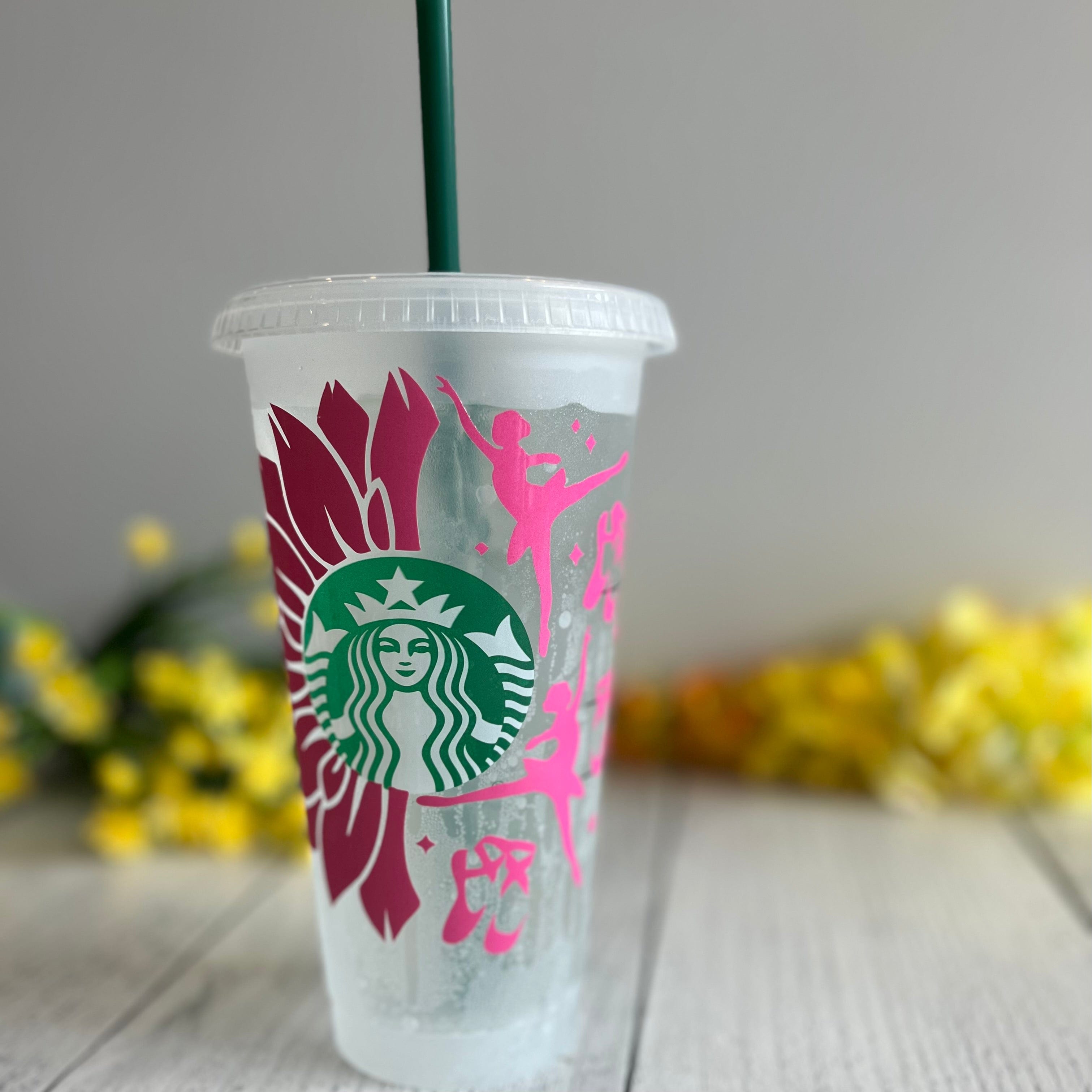 Starbucks reusable cup / tumbler / cold cup / flower cup /