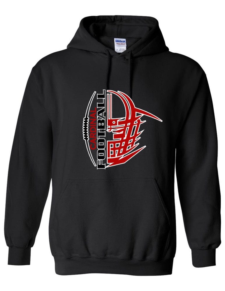 Cardinal Football Hoodie: Youth Beyond the Barre