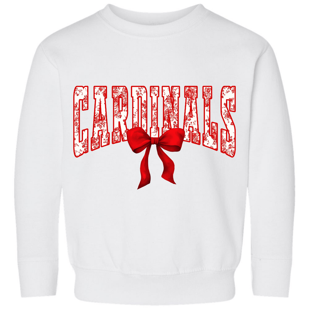 Cardinal Ribbon Crew Neck- Youth & Adult Beyond the Barre