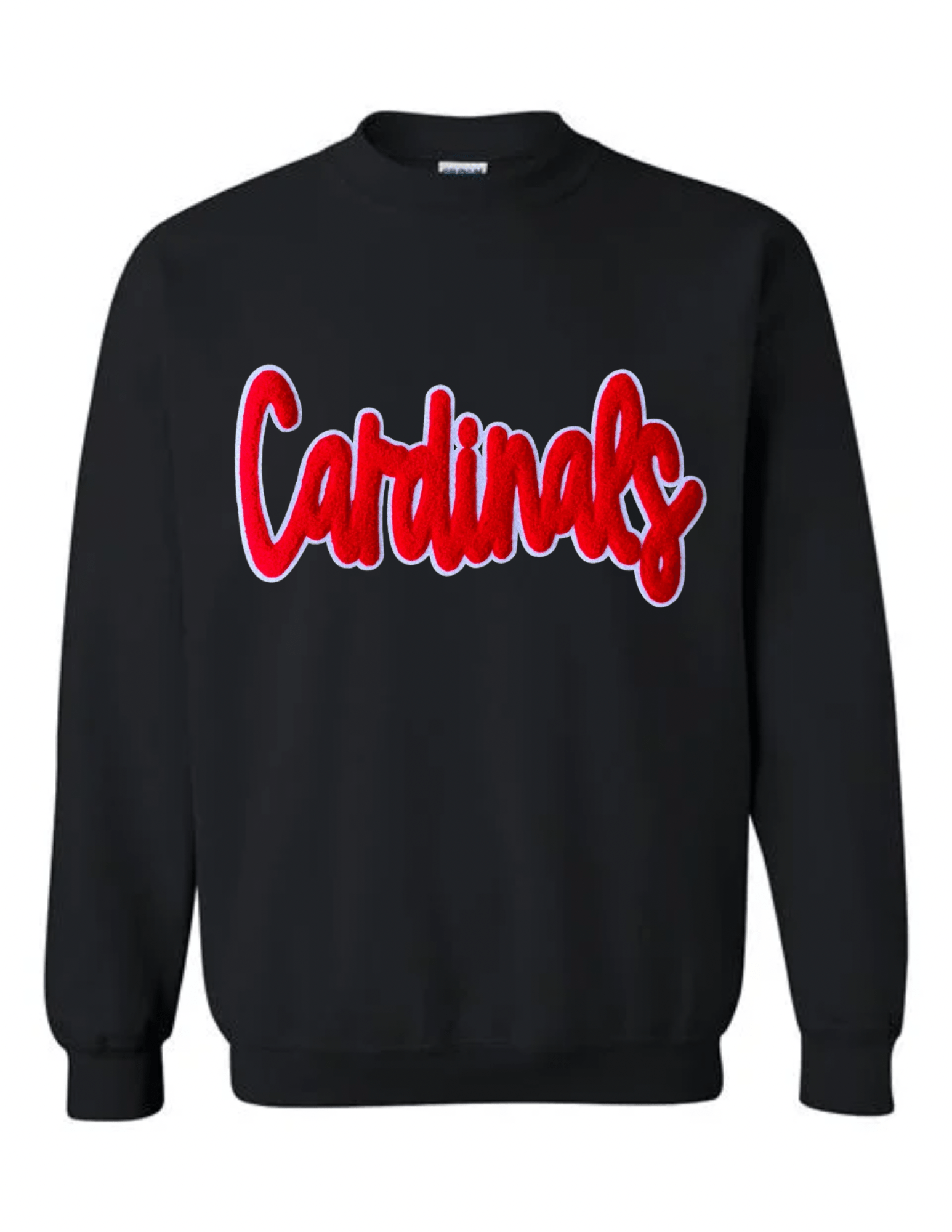 Cardinals Chenille Patch  Crew Neck: Adult Beyond the Barre