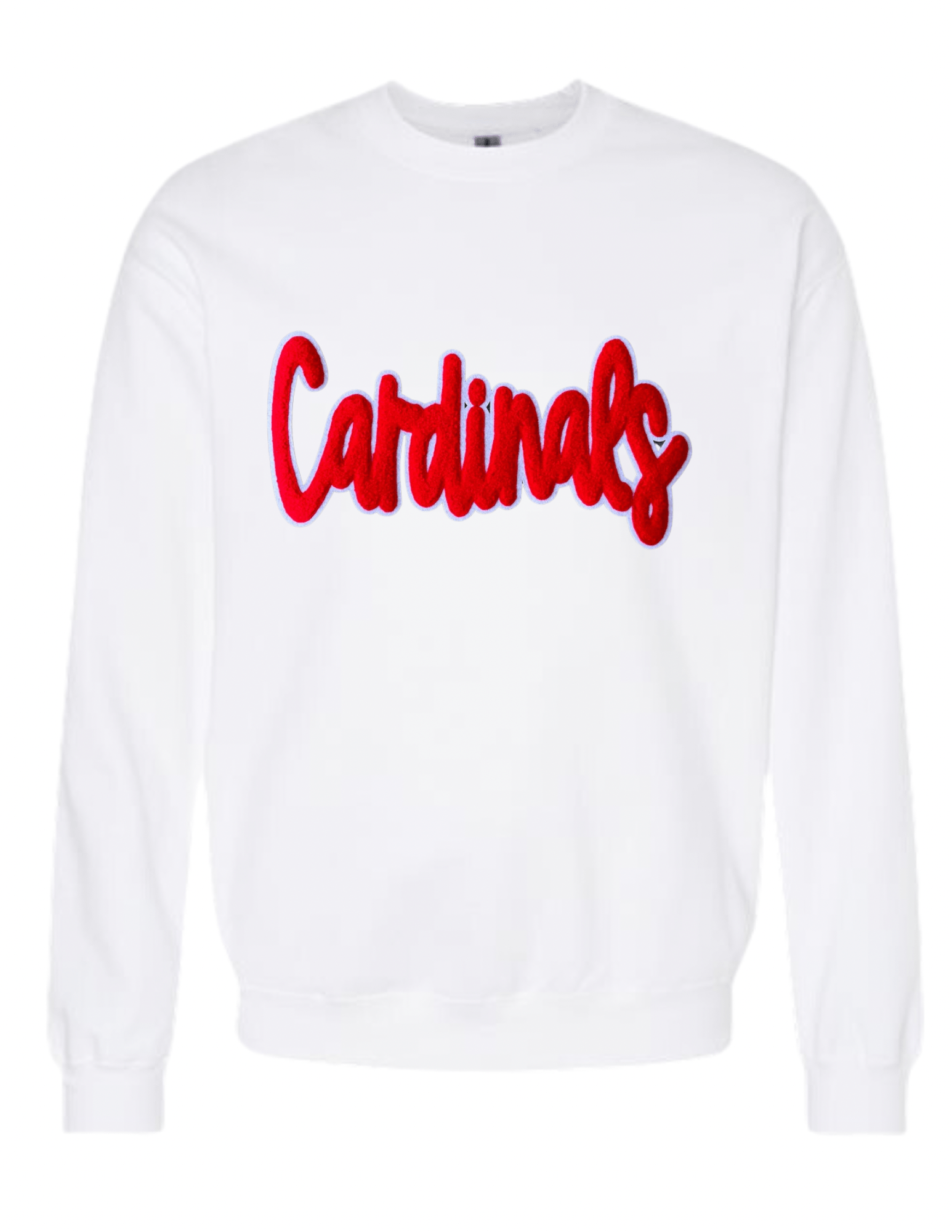 Cardinals Chenille Patch  Crew Neck: Adult Beyond the Barre