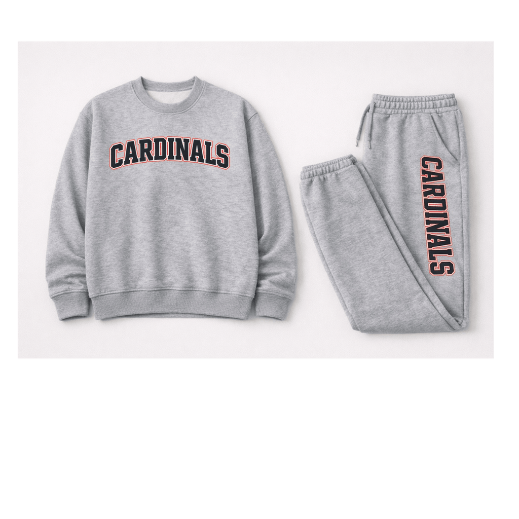 Cardinals Varsity Crew Neck Sweatshirt- Youth & Adult Beyond the Barre