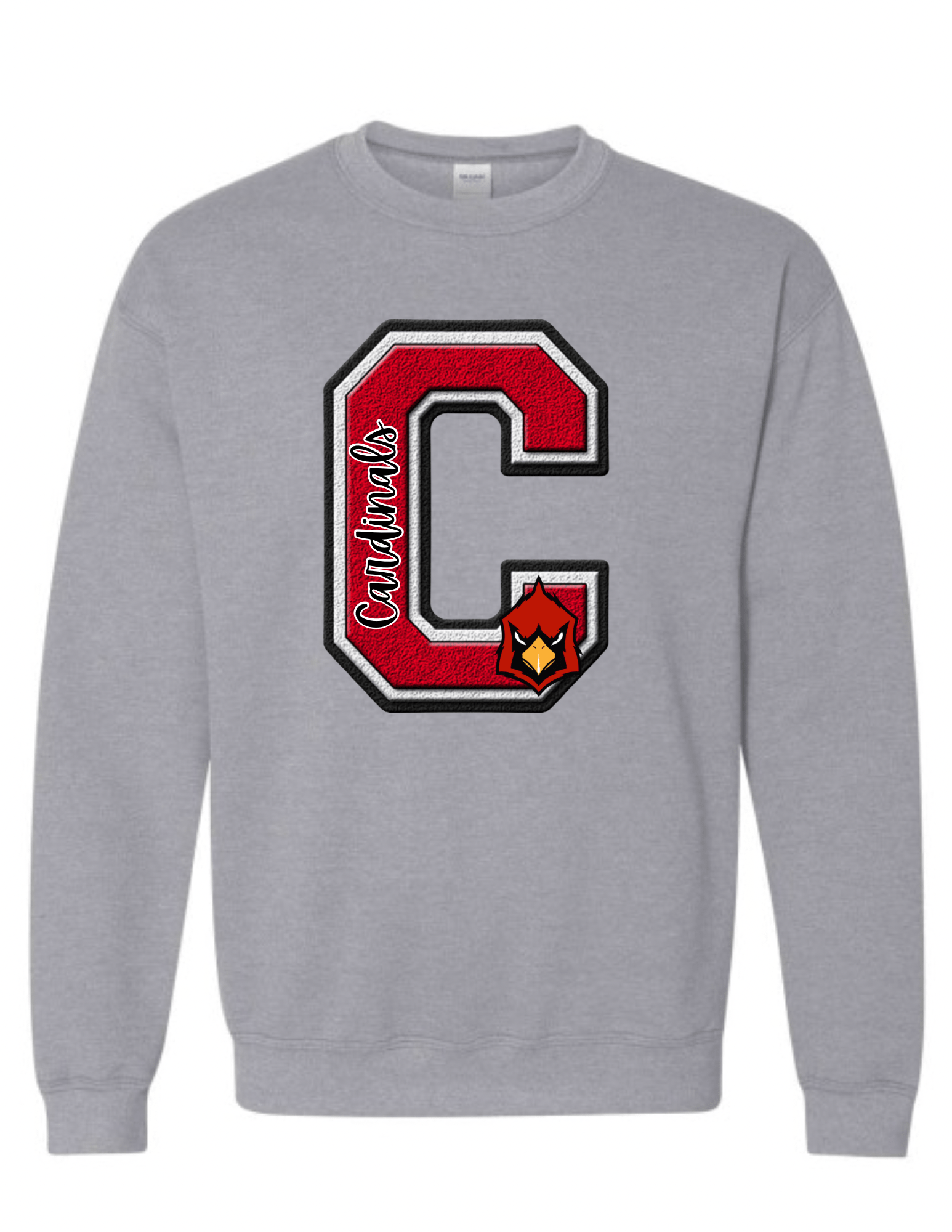 Cardinals Varsity Letter Crew Neck: Adult Beyond the Barre