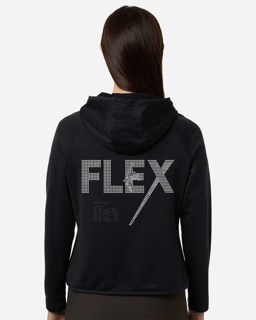 Flex 3/4 Zip Front Hoodie Beyond the Barre
