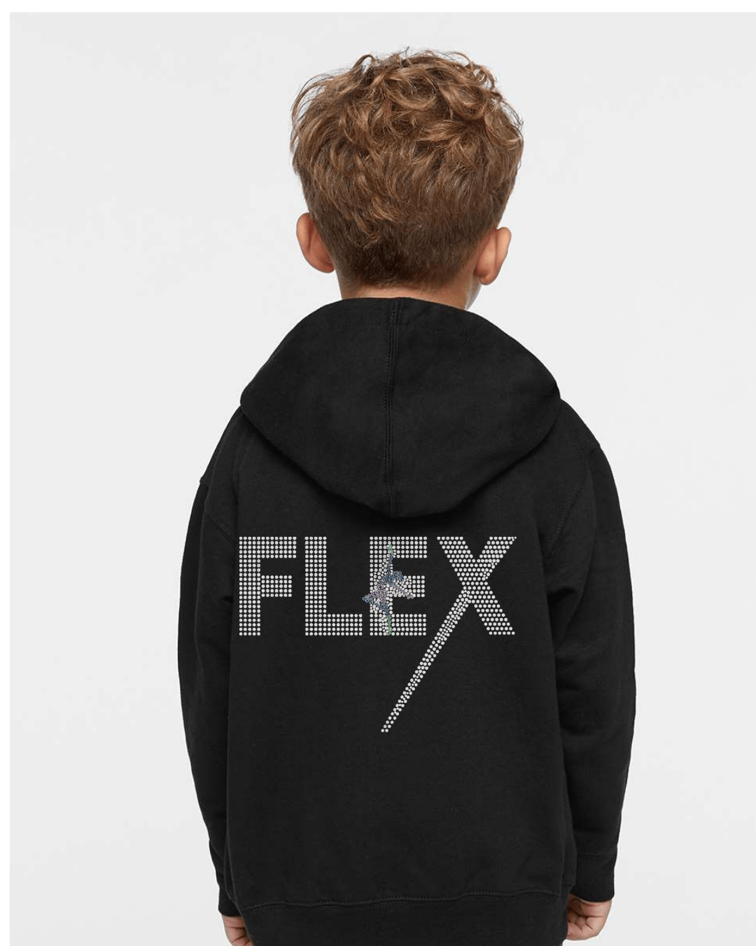 Flex Dance Experience Rhinestone Full Zip Hoodie Beyond the Barre