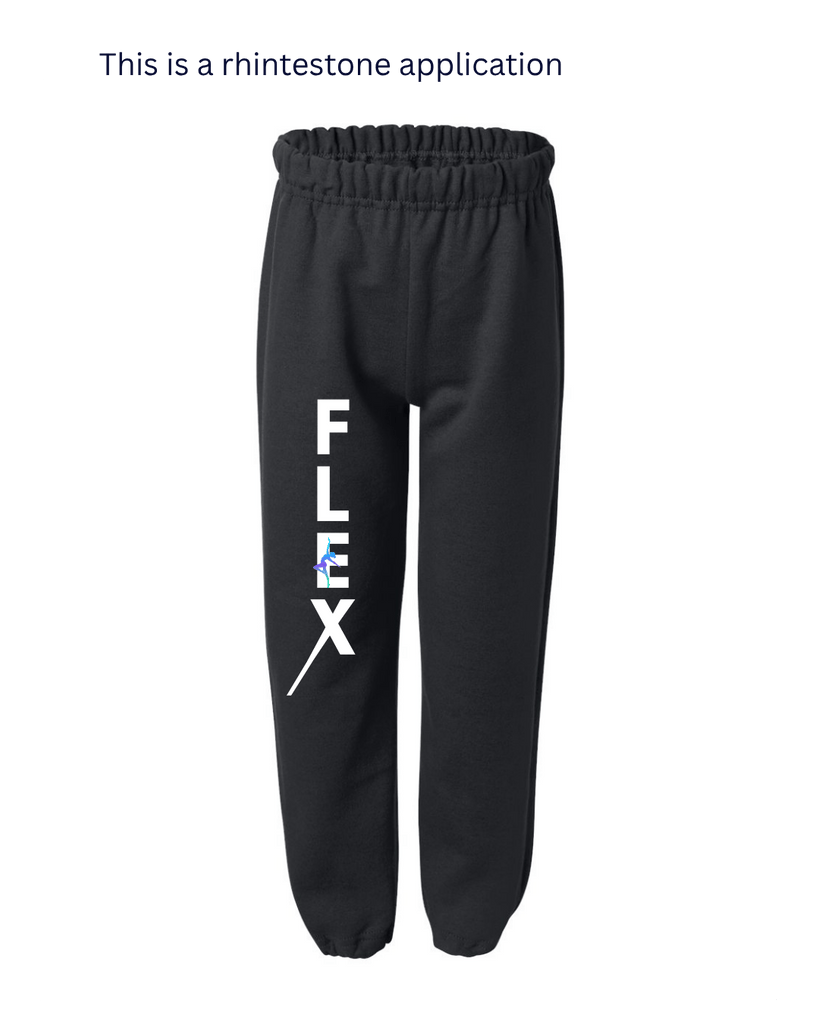 Flex Dance Experience Rhinestone Jogger Sweatpants Beyond the Barre