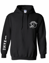 black youth medium football helmet Football Helmet Hoodie with customization- Youth