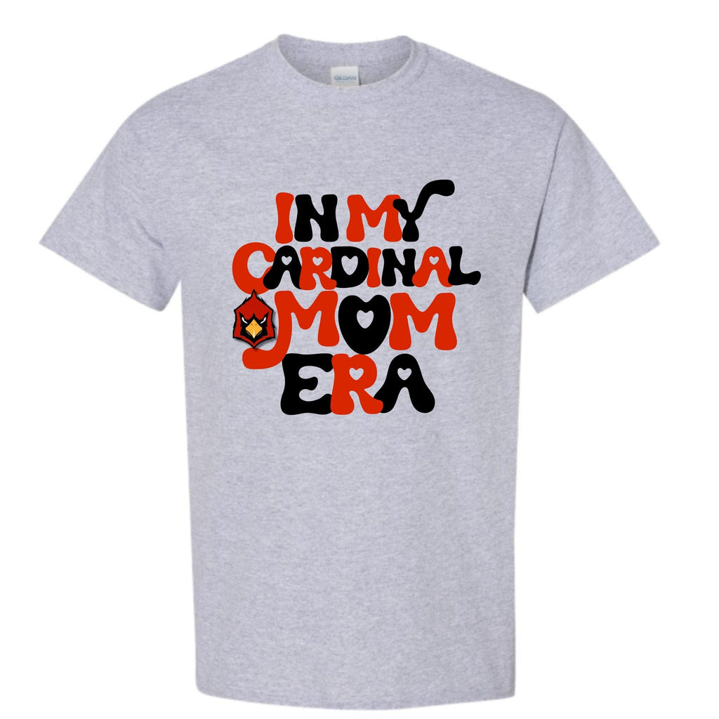 "In my cardinal mom era"  Soft Style T-Shirt- Adult Beyond the Barre