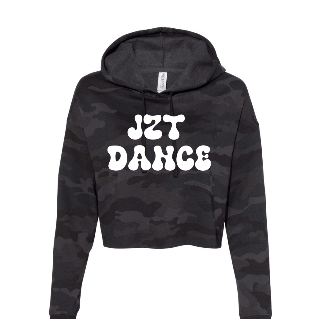 JZT DANCE Retro Camo Cropped Hoodie Beyond the Barre