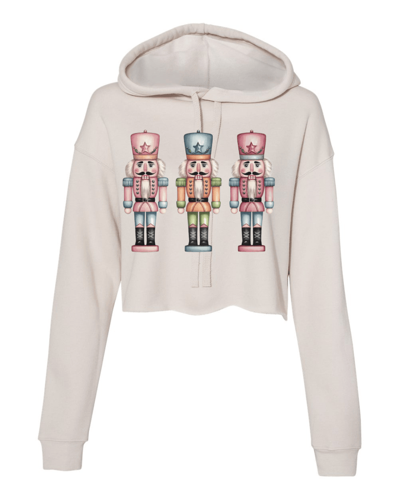 Nutcracker Trio Cropped Hoodie – Sugar Plum Edition Beyond the Barre