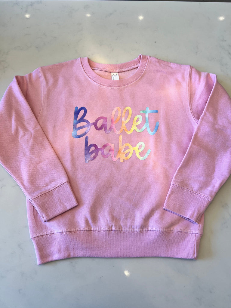 Ballet Babe Toddler Sweatshirt Beyond the Barre sweatshirt