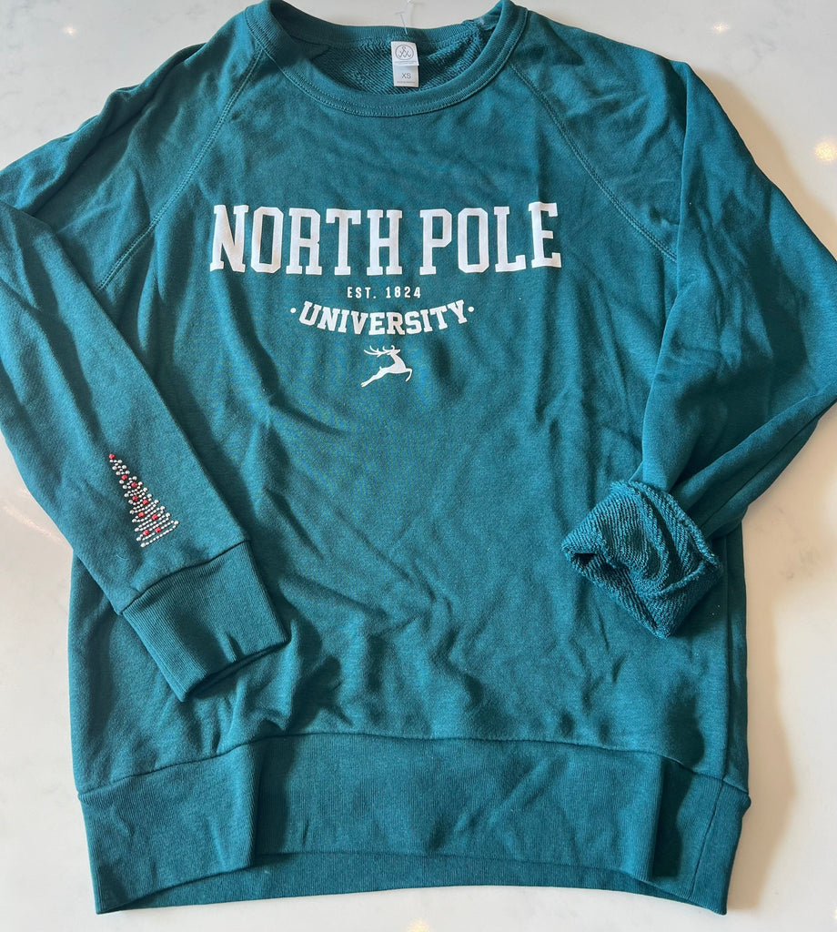 North Pole University Adult Sweatshirt Beyond the Barre sweatshirt