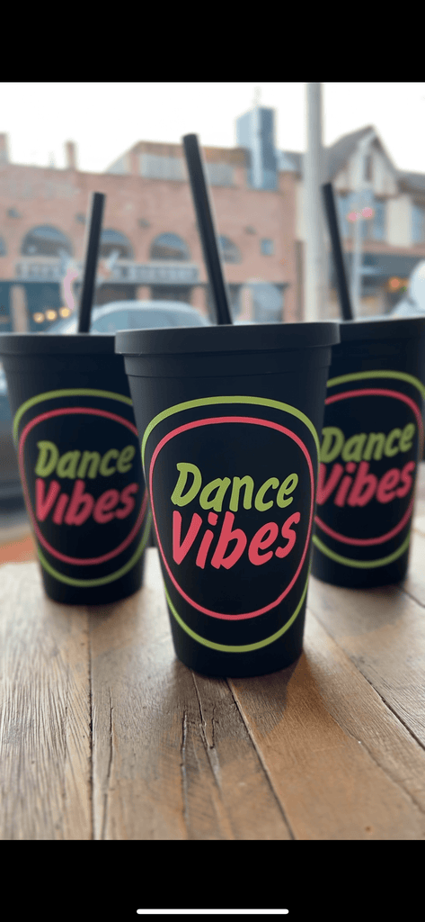 Dance Vibes- Glow in the Dark Tumbler Beyond the Barre Water Bottles