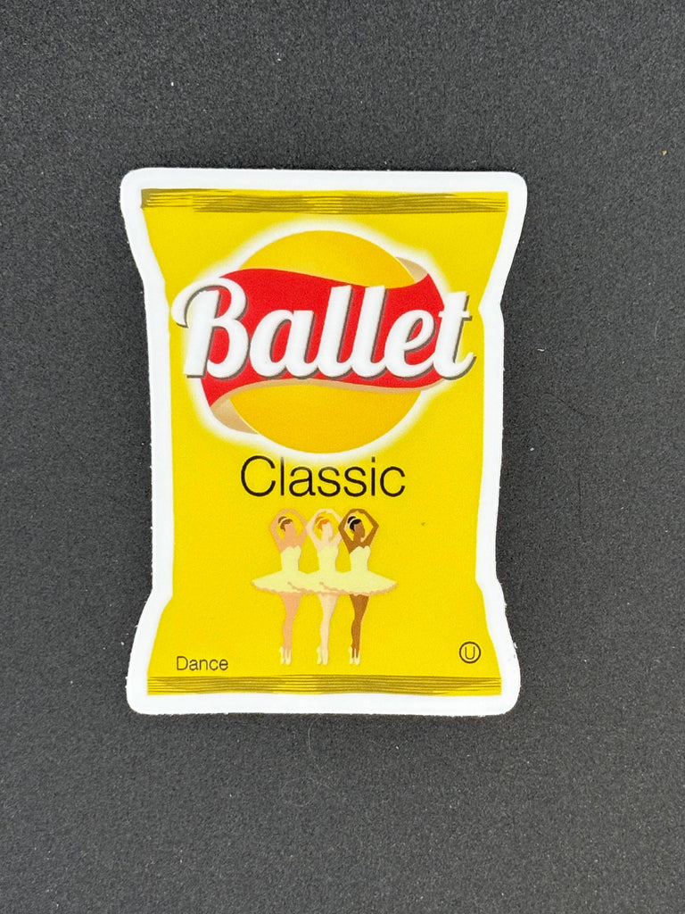 Denali & Co. - Ballet Dance Chips Sticker, 2.2" x 3" Denali & Co.