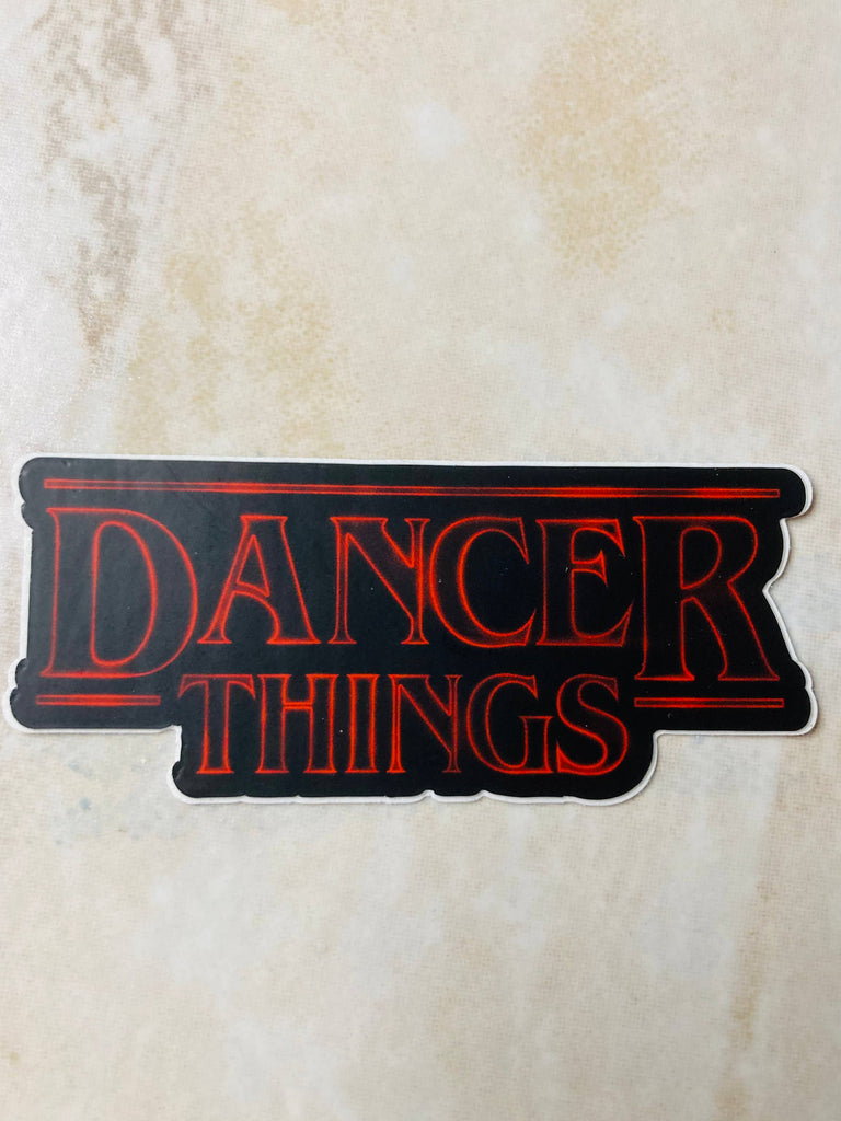 Denali & Co. - Dancer Things Dance Vinyl Sticker, 3" x 1.232" Denali & Co.