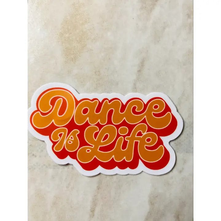 Dance Is Life Vinyl Sticker, 3" X 1.75" Denali & Co. sticker