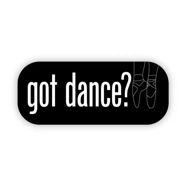 Got Dance Vinyl Dance Sticker, 3" X 1.6" Denali & Co. sticker