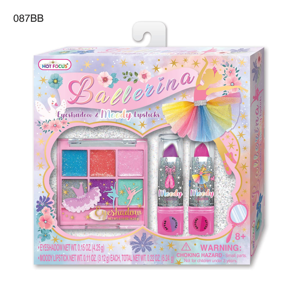 Hot Focus, Inc. - Ballerina Eyeshadow & Moody Lipsticks,Ballerina Beauties Hot Focus, Inc. gift set