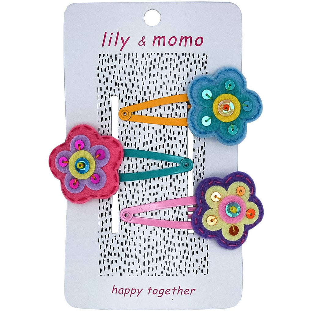 Lily and Momo - English Garden Flowers Hair Clips Lily and Momo
