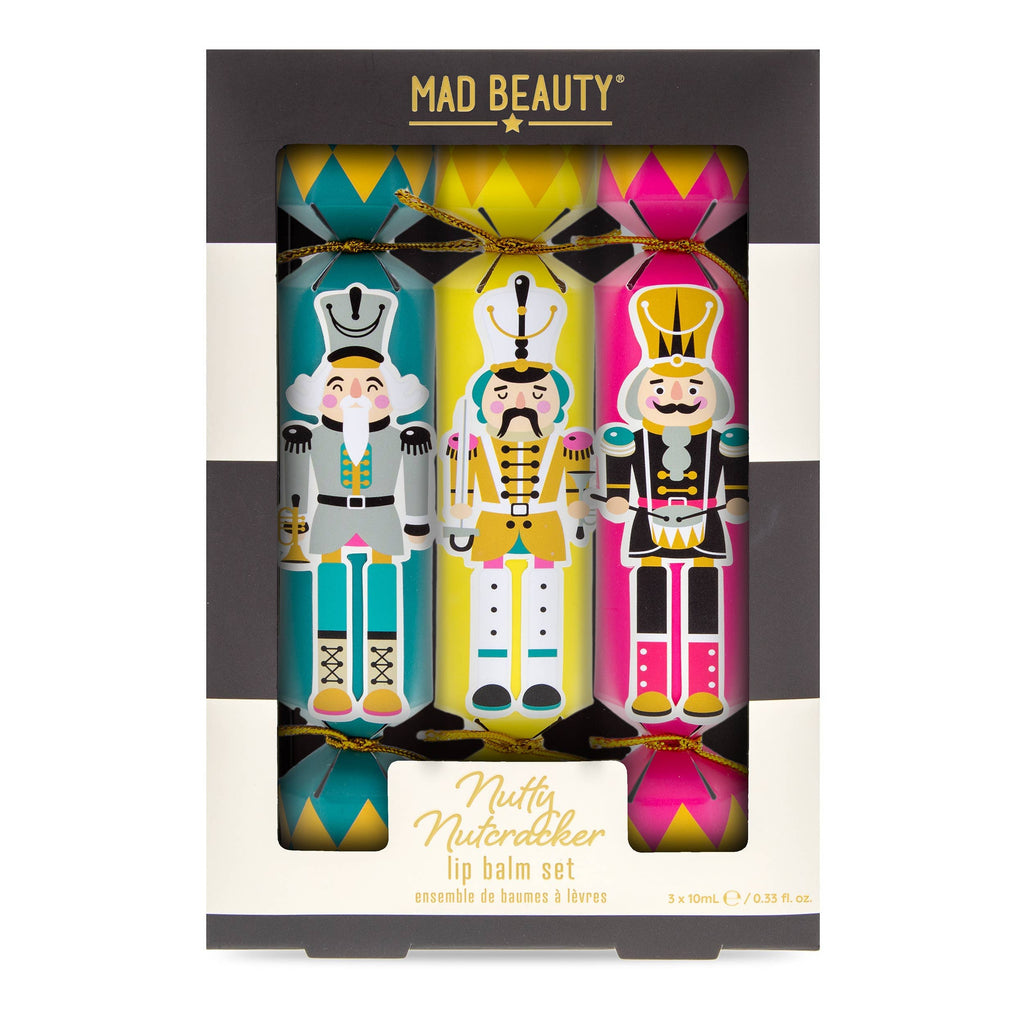 Mad Beauty USA LLC - Nutty Nutcracker Lip Balm set Mad Beauty USA LLC