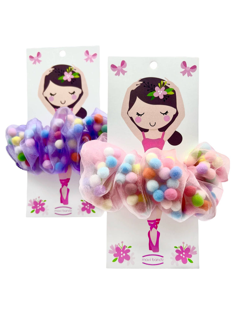 Mavi Bandz - Ballerina Scrunchie Cards for Dance Recital Gifts Easter Mavi Bandz