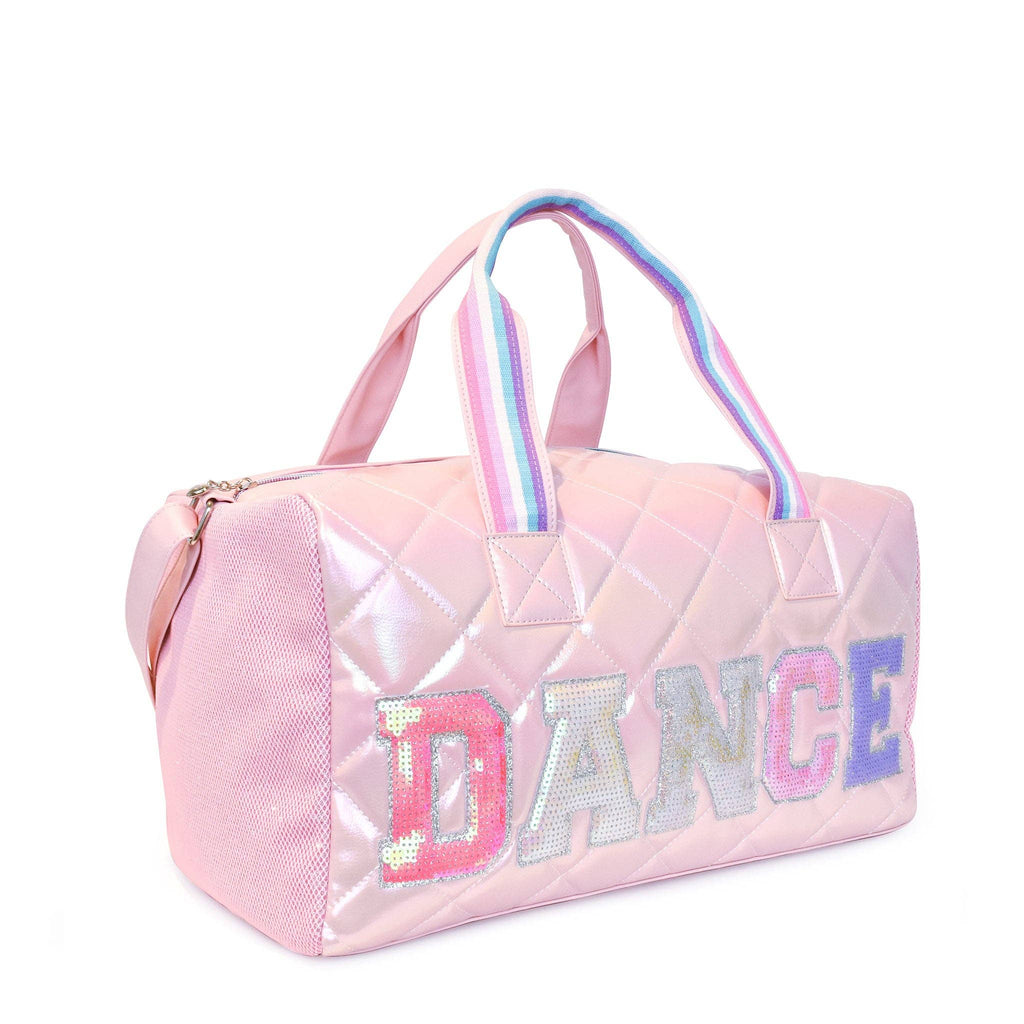 Buy OMG Accessories 'Dance' Metallic Quilted Large Duffle Bag