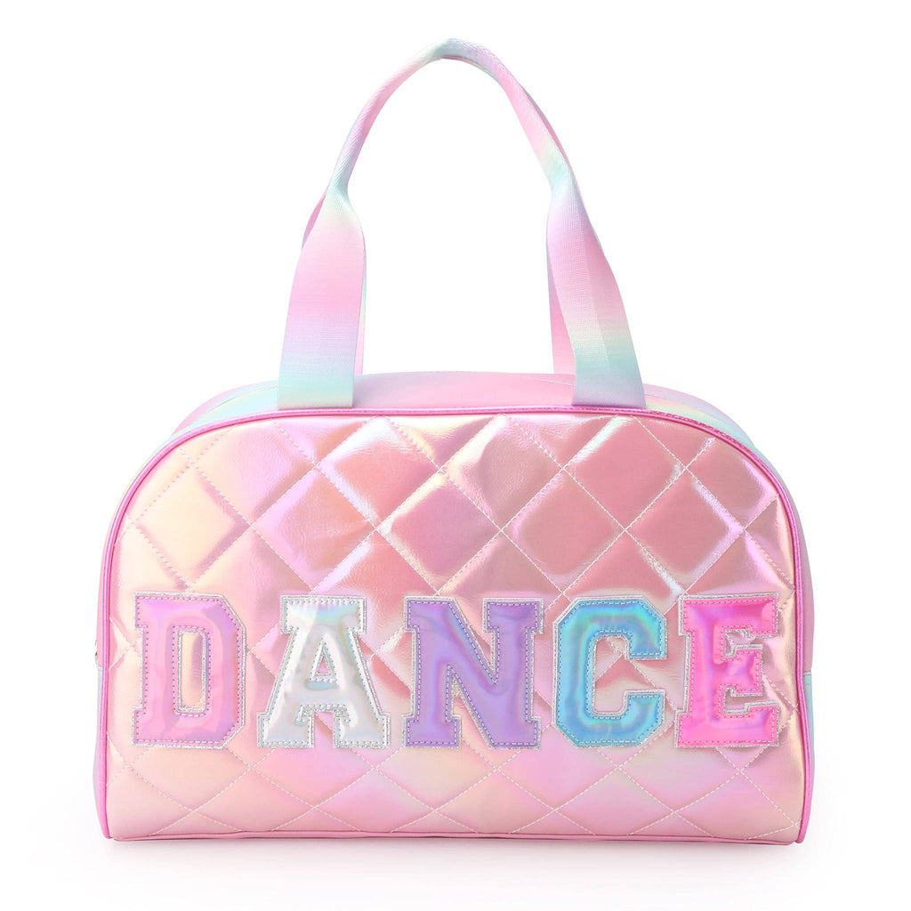 Buy OMG Accessories - 'Dance' Quilted Metallic Medium Duffle Bag Online ...