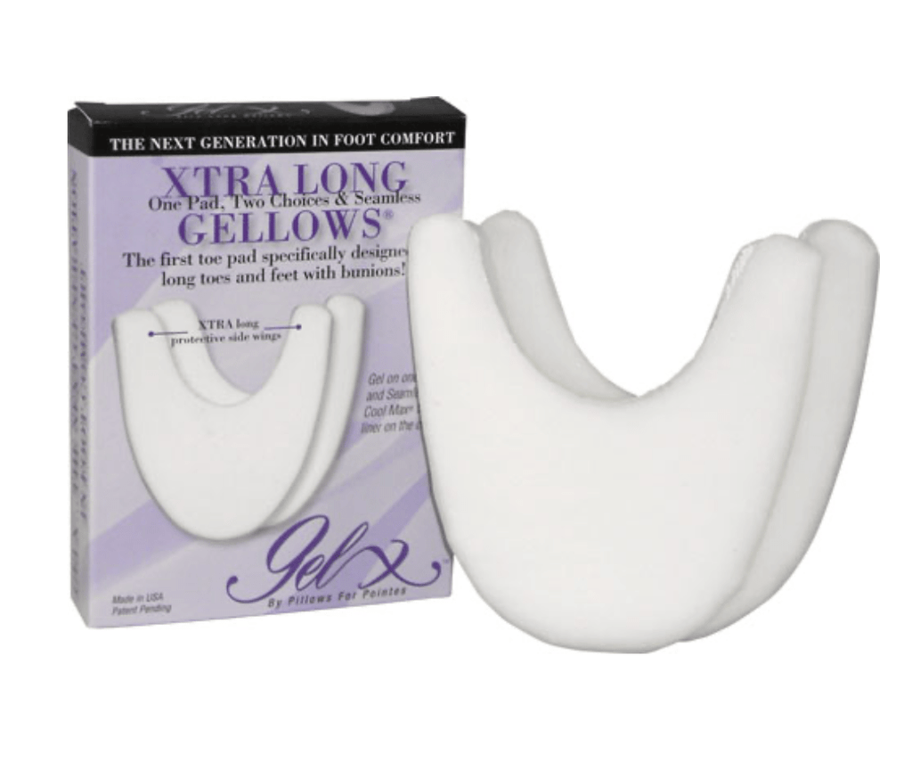 PILLOWS FOR POINTES "EXTRA LONG GELLOWS" PILLOWS FOR POINTES POINTE SHOE PADS
