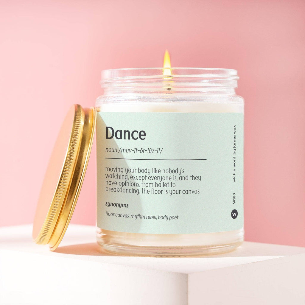 Wick n Word - *New* Dance Team Definition Candle 9oz Soy Candle W183 Wick n Word