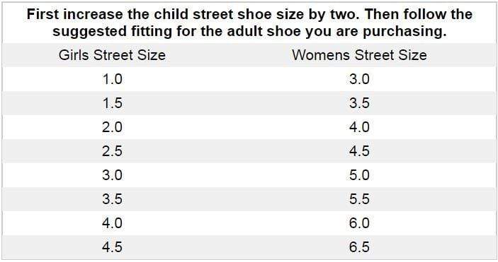 Bloch dance booties size sale chart