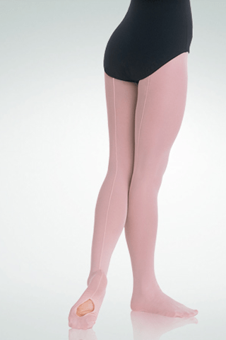 BODY WRAPPERS BACKSEAM CONVERTIBLE MESH TIGHTS-CHILDREN'S bodywrappers tights