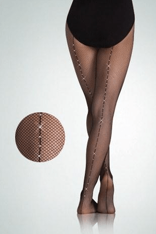 Buy BODYWRAPPERS PROFESSIONAL RHINESTONE FISHNET TIGHTS-ADULT Online at  $31.00