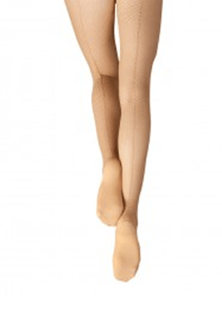 Capezio Adult Studio Basic Fishnet Tights with BackSeam Bodywrappers tights