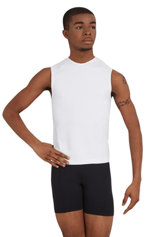 CAPEZIO SLEEVELESS FITTED MUSCLE TEE Capezio tank top