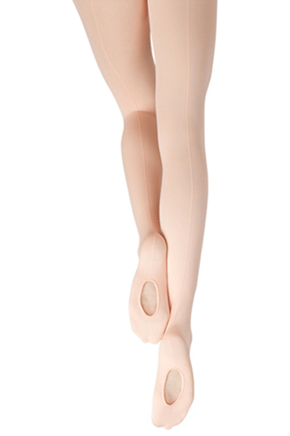 Professional Mesh Transition Tights with Seams-Girls CAPEZIO tights