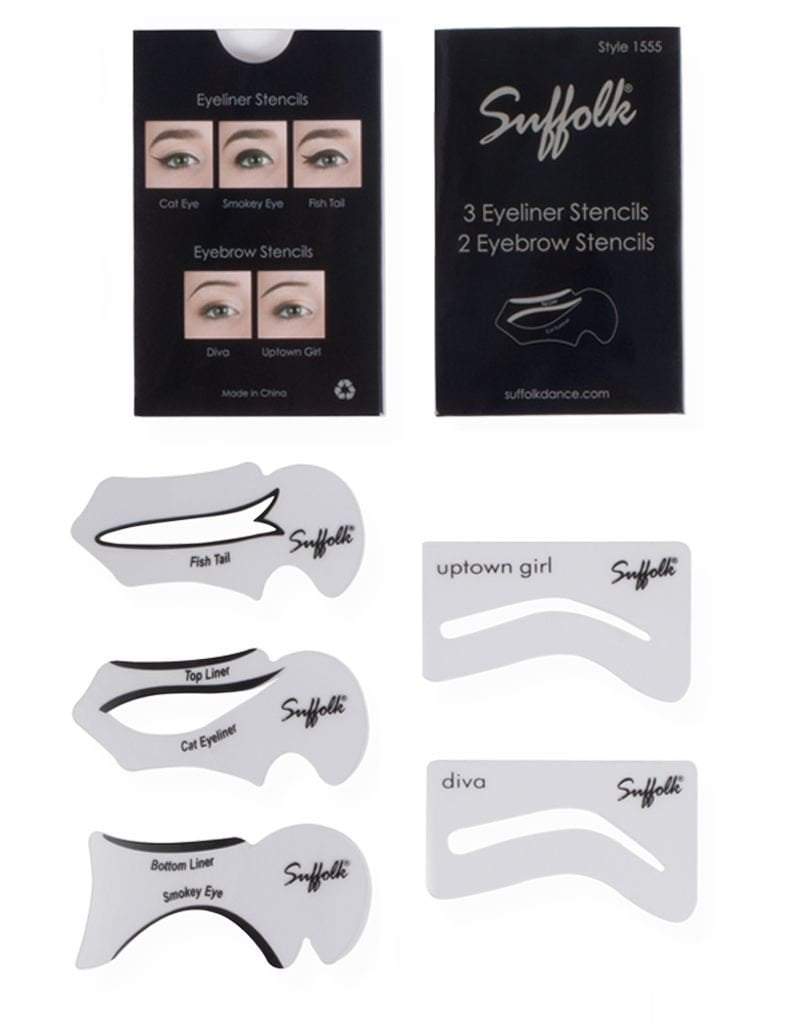 Suffolk Eyeliner and Eyebrow Stencil suffolk pointe accessories