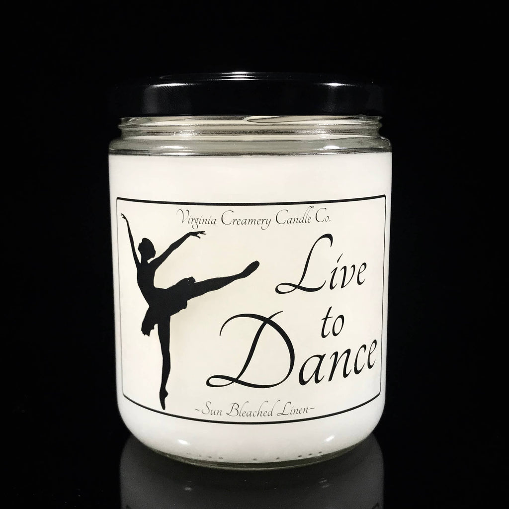 Virginia Creamery Candle Co. - D2-Live to Dance 16oz Jar Virginia Creamery Candle Co.